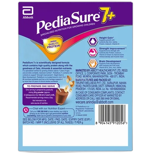 pediasure 7 plus choco powder 200 gm